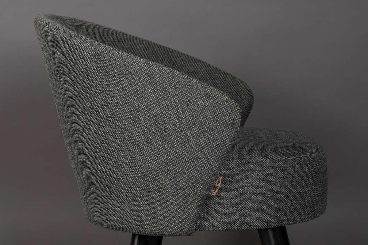 WALDO lounge armchair anthracite, Dutchbone, Eye on Design