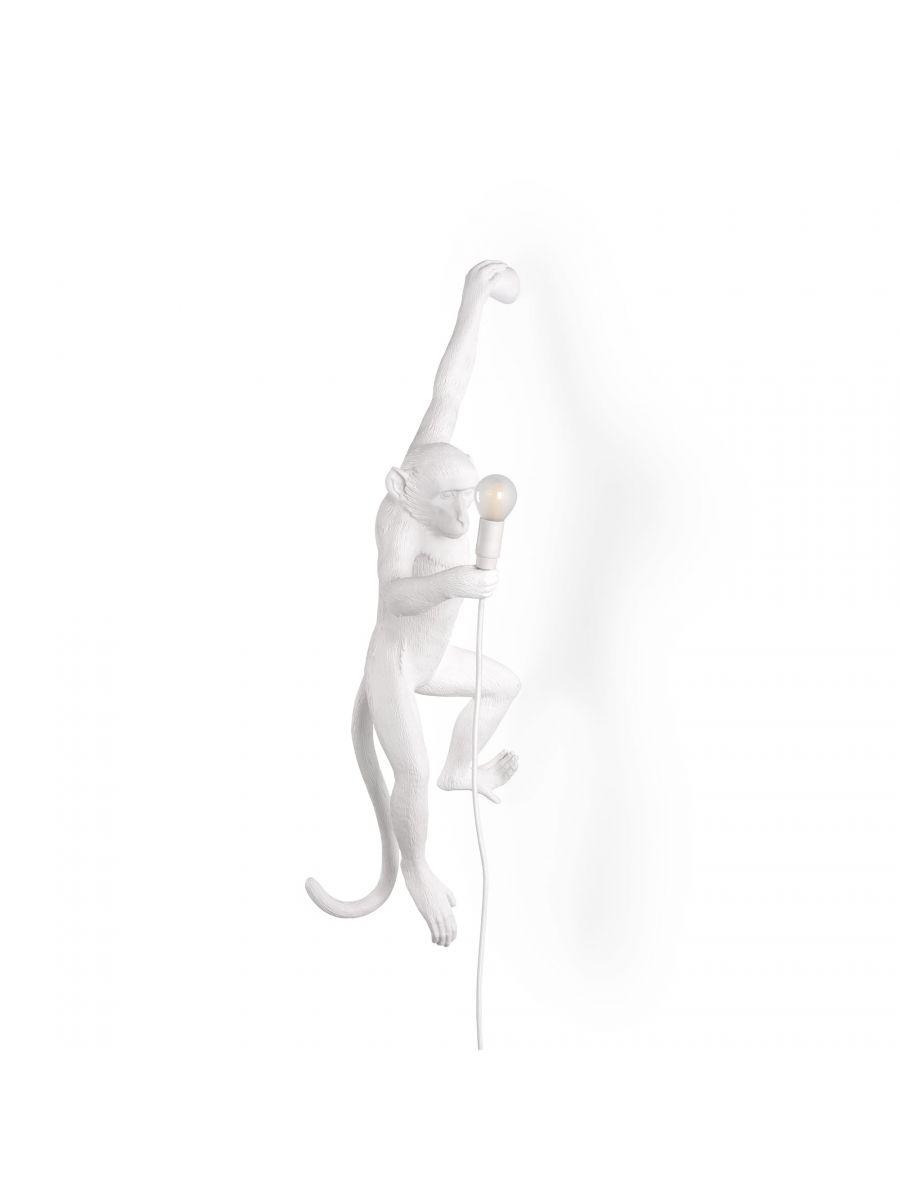 Wall lamp MONKEY HANGING - LEFT white - Eye on Design