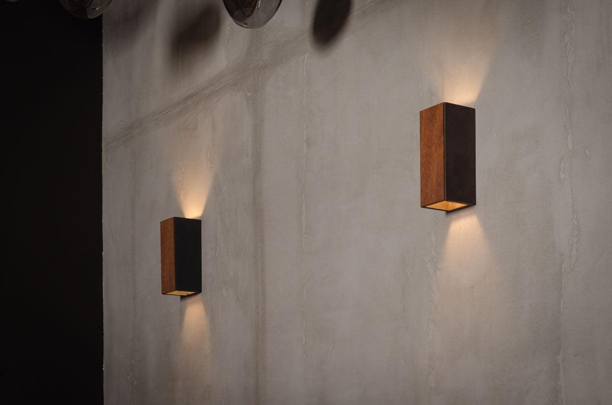 Wall lamp ORTO MERBAU wooden - Eye on Design