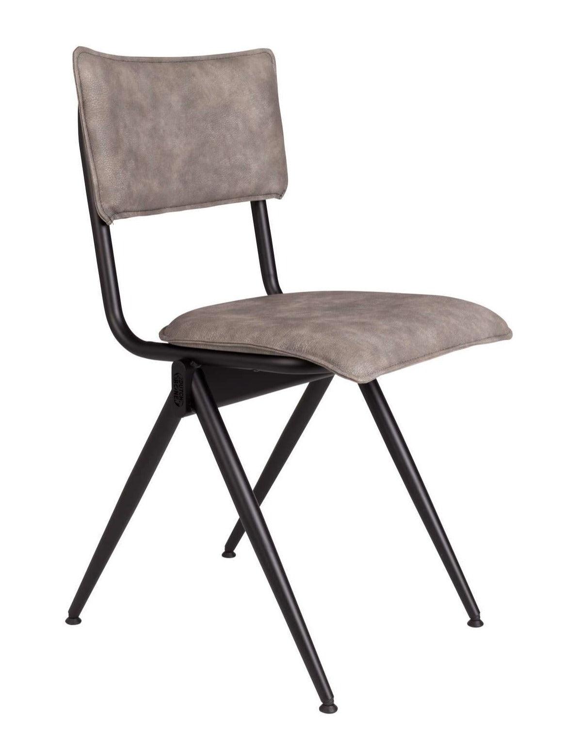 WILLOW chair eco leather grey, Dutchbone, Eye on Design