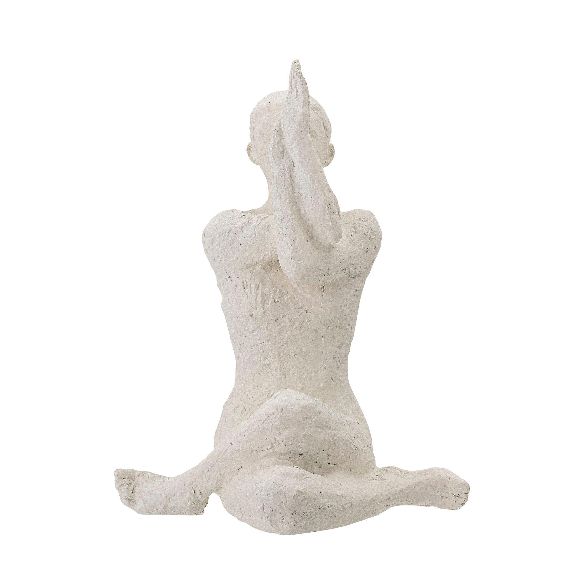 Adalina is a beautiful, white sculpture from the polyżywica, depicting yogi. In full concentration, with arms folded, he devotes himself to the peaceful meditation. This is a unique decoration with a heterogeneous texture that will help create a home and cozy atmosphere in your interior. It can be easily combined with other decorations to diversify the arrangement.