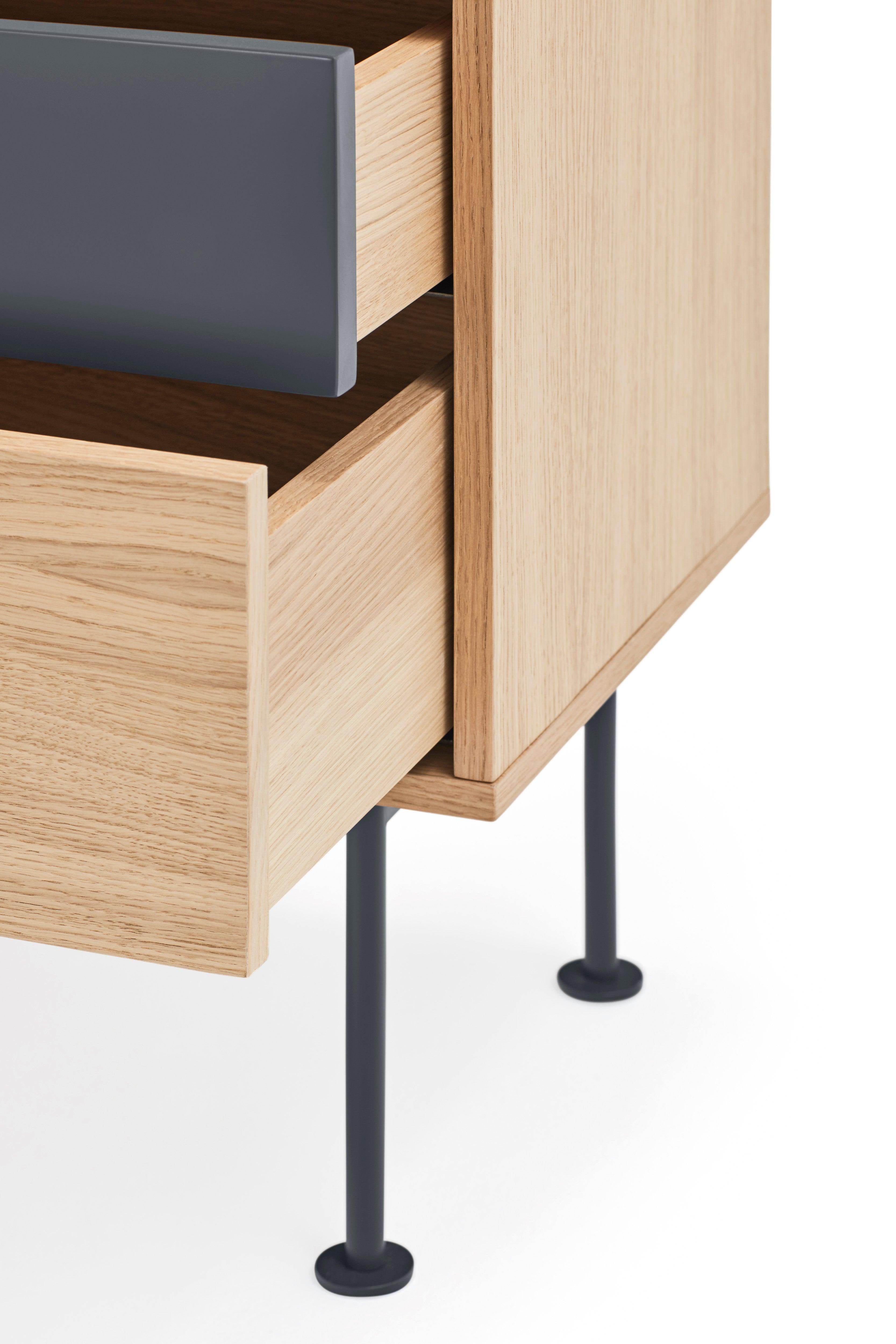 YOKO bedside cabinet grey - Eye on Design