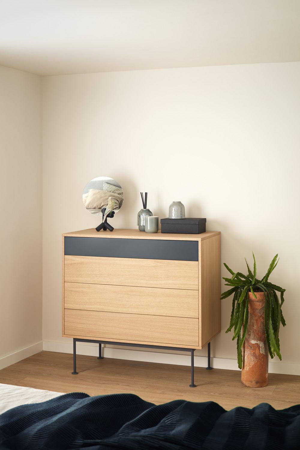 YOKO high chest of drawers grey - Eye on Design