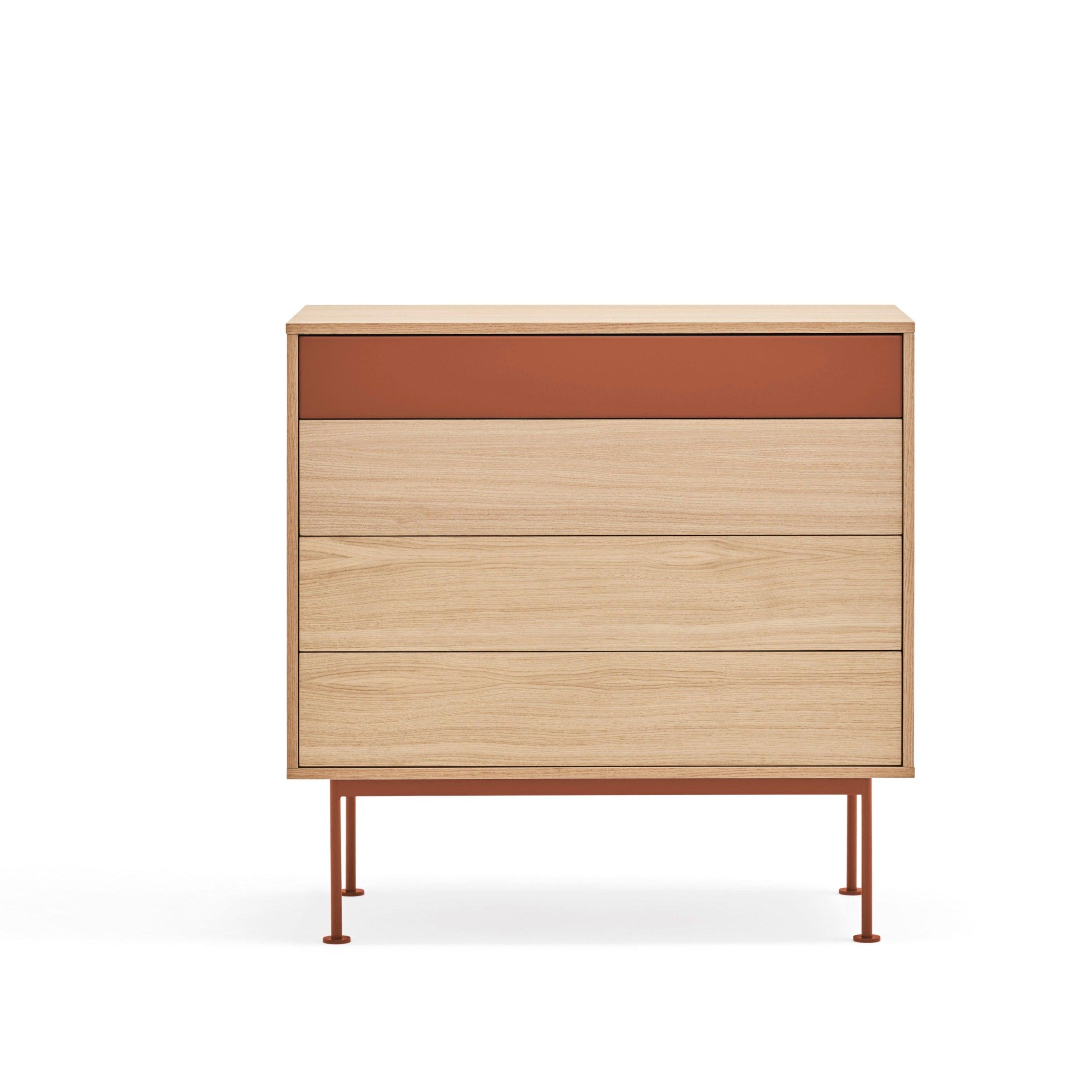 YOKO high chest of drawers red - Eye on Design